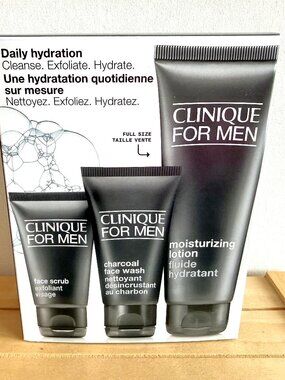Clinique For Men Daily Hydration Set, New Without Tags